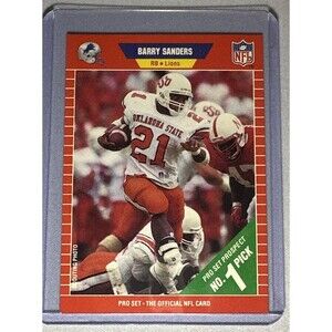 1989 Pro Set - Barry Sanders #494 (RC)